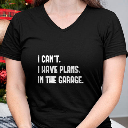 Gift for Dad Shirt, Funny Dad Unisex T-Shirt/Hoodie/Sweatshirt HLT00 – I Cant I Have Plans In The Garage Fathers Day Car Mechanics Short Sleeve T-Shirt