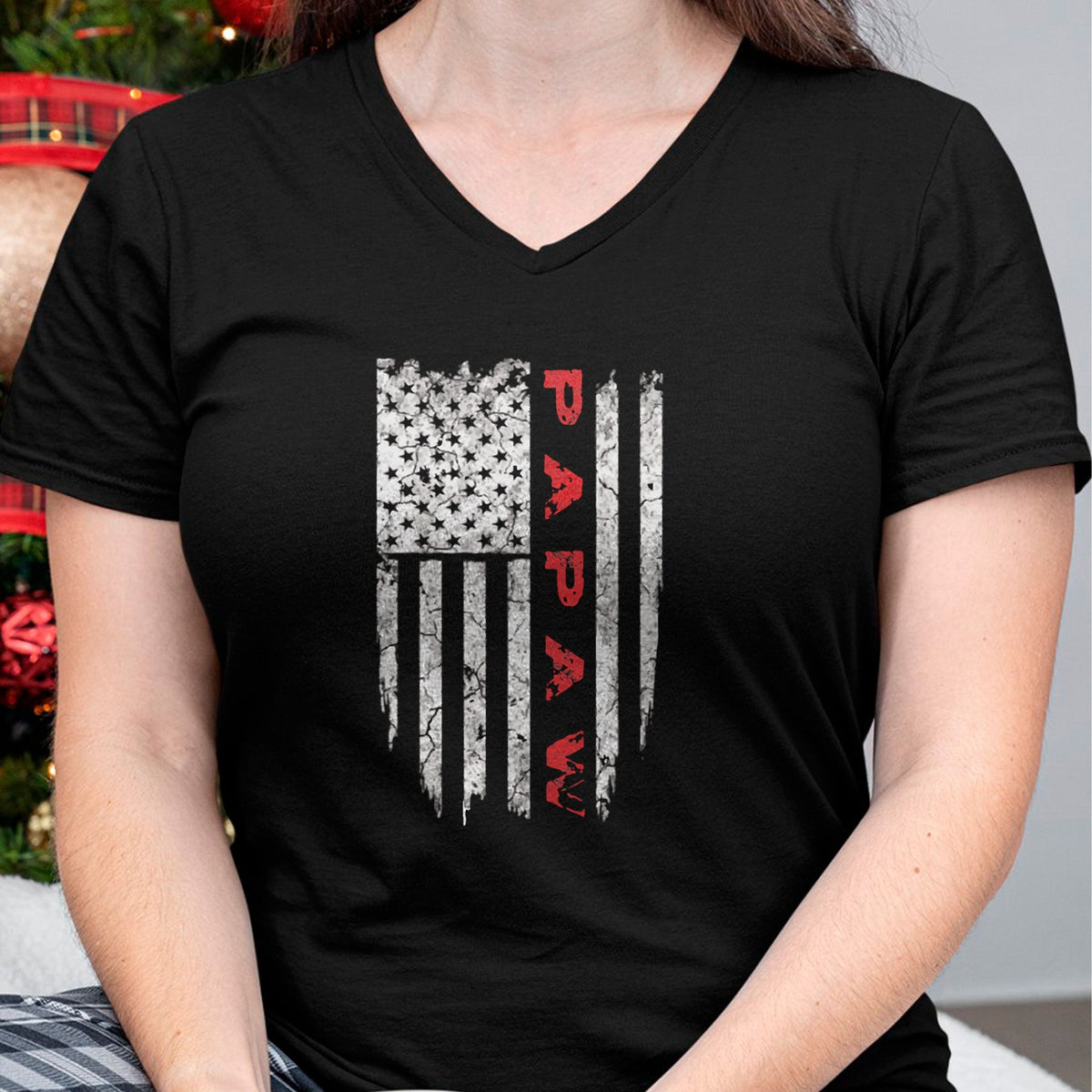 Best Grandpa Shirt, Proud Grandpa Unisex T-Shirt/Hoodie/Sweatshirt HLT00 - Papaw American Flag Grandpa Gifts Men T-Shirt