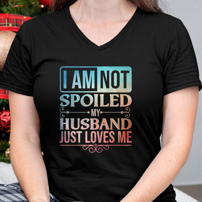 Best Wife Shirt, Wife and Husband Unisex T-Shirt/Hoodie/Sweatshirt HLT00 - Gift for wife T shirt, spoiled wife   Funny Spoiled Wife Art For Women Girls Husband Spoiled Wife Pr (32)