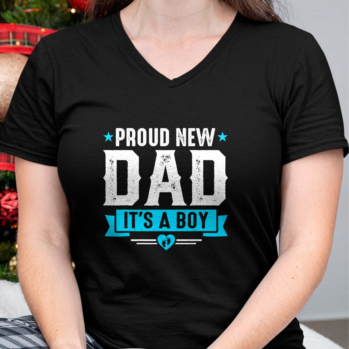 Gift for Dad Shirt, Funny Dad Unisex T-Shirt/Hoodie/Sweatshirt HLT00 – Proud New Dad Its A Boy Cute Father_s Day Baby Announcement T-Shirt