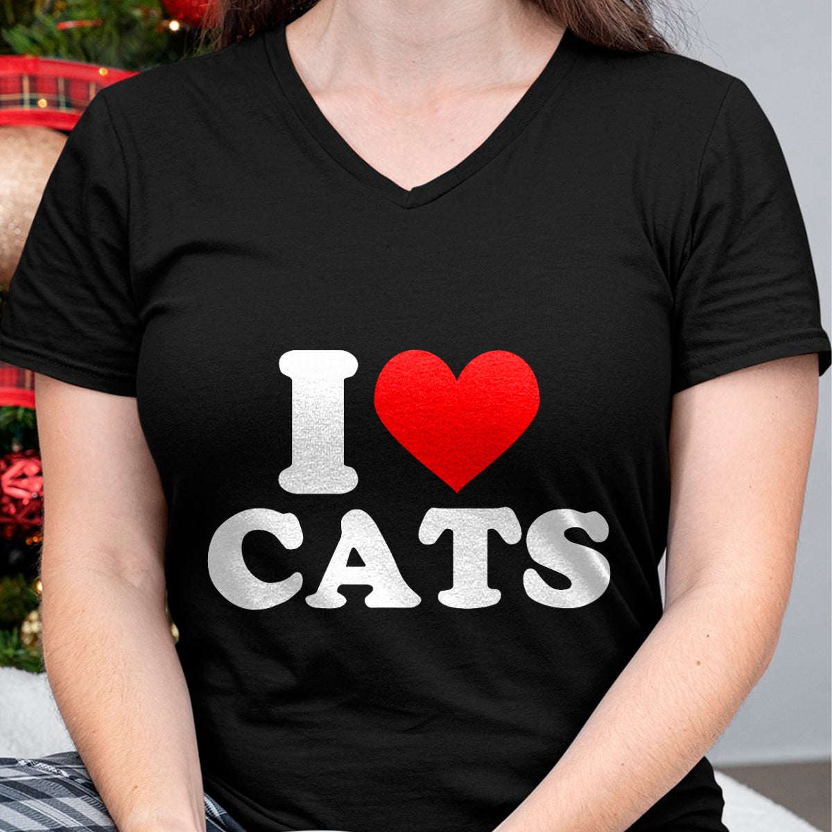 Cat Love Shirt, Funny Cat Lover Gift UnisexT-Shirt/Hoodie/Sweatshirt HLT00 - I Heart Cats - I Heart Cats I Love Cats T-Shirt