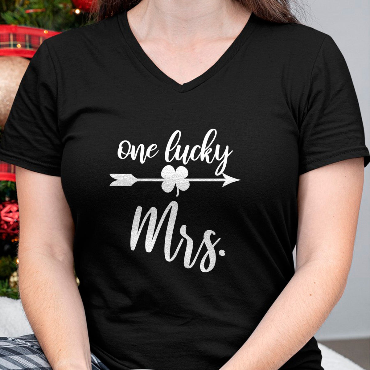 Best Wife Shirt, Wife and Husband Unisex T-Shirt/Hoodie/Sweatshirt HLT00 - Gift for wife T shirt, lucky wife   Womens Husband and Wife St Patricks Day T Shirt Gift One Lucky M
