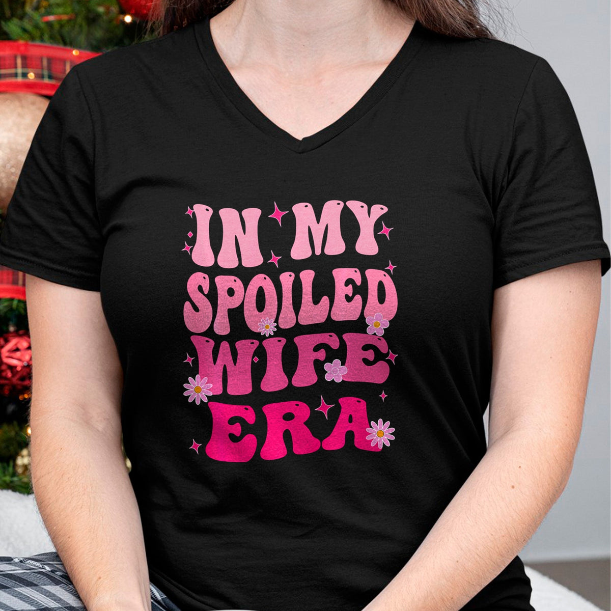 Best Wife Shirt, Wife and Husband Unisex T-Shirt/Hoodie/Sweatshirt HLT00 - Gift for wife T shirt, spoiled wife   In My Spoiled Wife Era Sweatshirt (3)