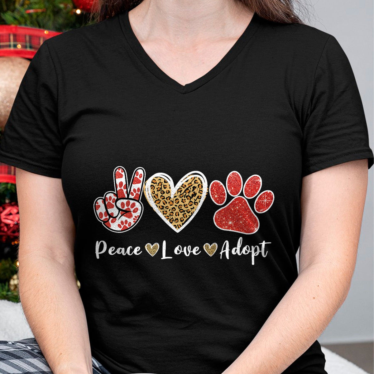 Cat Love Shirt, Funny Cat Lover Gift UnisexT-Shirt/Hoodie/Sweatshirt HLT00 - Ki Peace Love Rescue Adopt Dog Cat Lover Costume Puppy Mom T-Shirt