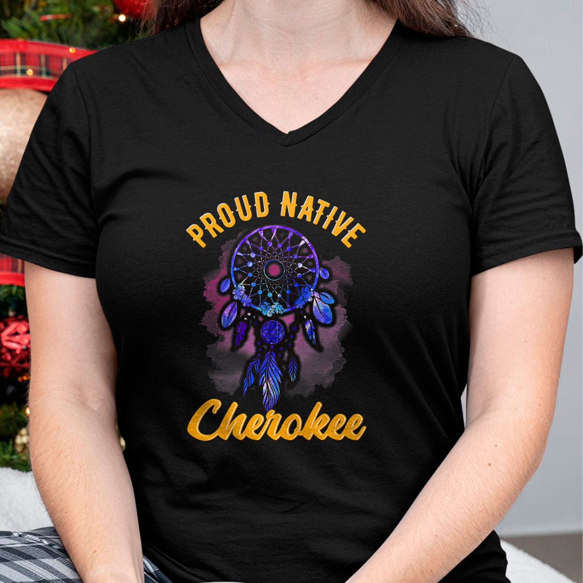 Native American T-Shirts, Vintage Native American Unisex T-Shirt/Hoodie/Sweatshirt HLT00 - Proud To Be Cherokee Native American Indian