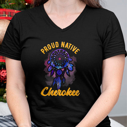 Native American T-Shirts, Vintage Native American Unisex T-Shirt/Hoodie/Sweatshirt HLT00 - Proud To Be Cherokee Native American Indian