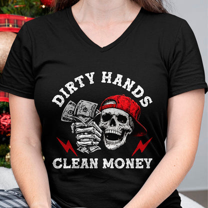 Best Mechanic Life Shirt, Funny Mechanic UnisexT-Shirt/Hoodie/Sweatshirt HLT00 - Mechanic Dirty Hands Clean Car Money Automotive Men Women T-Shirt (1)