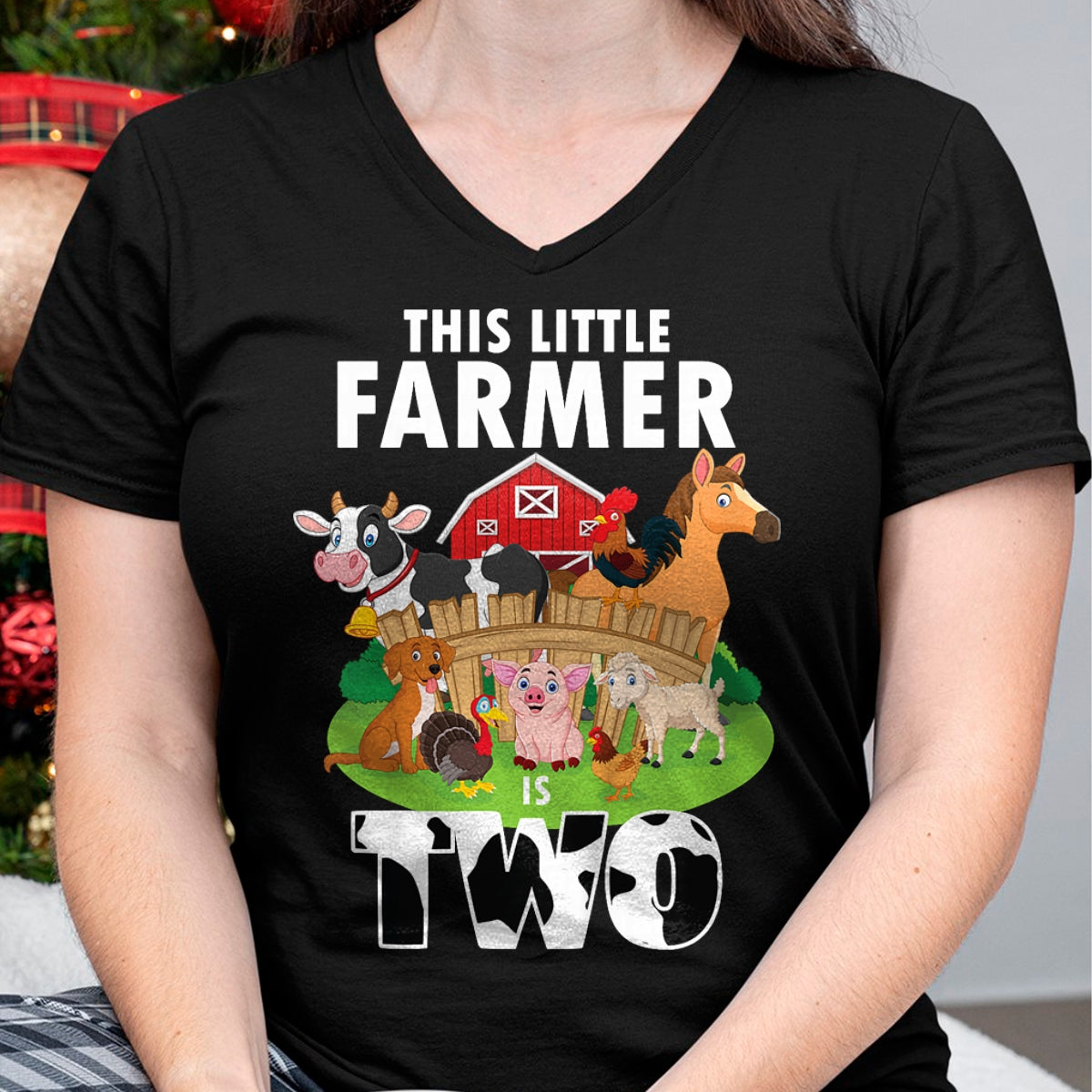 Best Farmer Life Shirt, Funny Farmer UnisexT-Shirt/Hoodie/Sweatshirt HLT00 - Kids 2 Years Old Boy Farmer 2nd Birthday Farm Animals Kids T-Shirt