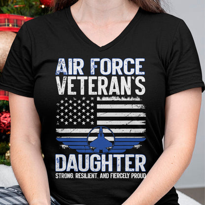 Proud Veteran Shirt, Funny Veteran UnisexT-Shirt/Hoodie/Sweatshirt HLT00 - Proud Daughter of A Air Force Veteran Daughter Veterans Day T-Shirt