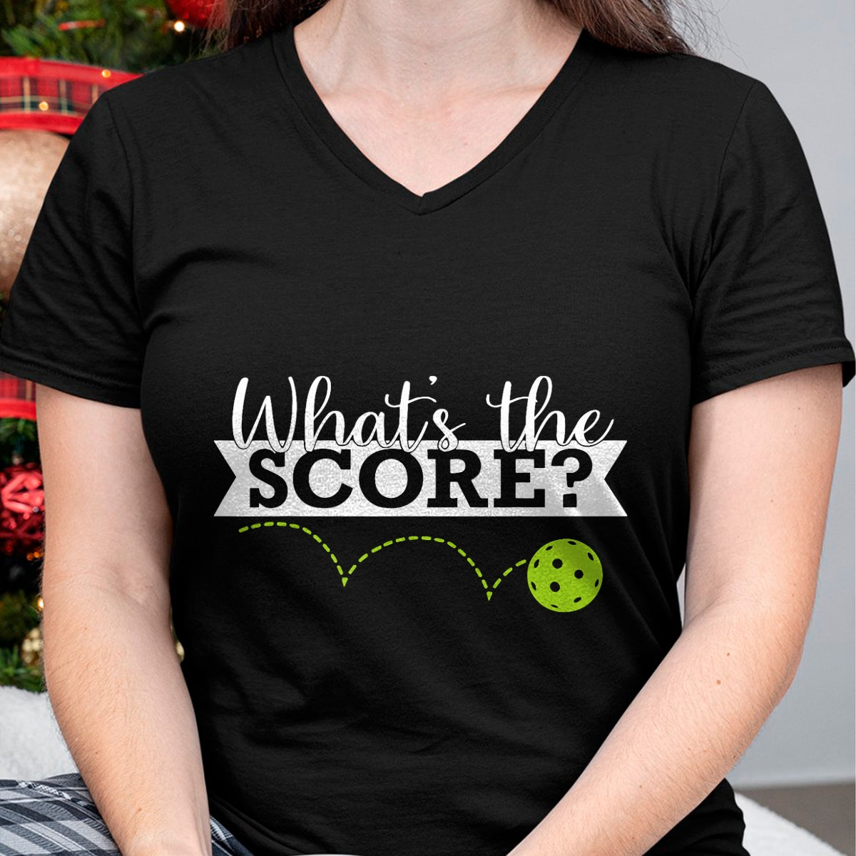 Funny Pickleball Shirt, Pickleball Lover Unisex T-Shirt/Hoodie/Sweatshirt HLT00 - What's The Score Funny Pickleball T-Shirt