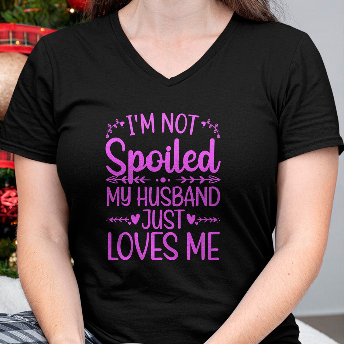Best Wife Shirt, Wife and Husband Unisex T-Shirt/Hoodie/Sweatshirt HLT00 - Gift for wife T shirt, spoiled wife   Funny Spoiled Wife Art For Women Girls Husband Spoiled Wife Pu (6)