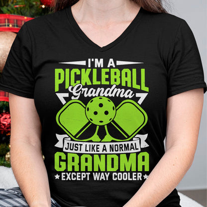Funny Pickleball Shirt, Pickleball Lover Unisex T-Shirt/Hoodie/Sweatshirt HLT00 - Funny Pickleball Grandma Women Girls Pickle Ball Player T-Shirt