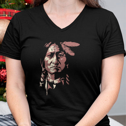 Native American T-Shirts, Vintage Native American Unisex T-Shirt/Hoodie/Sweatshirt HLT00 - sitting bull native american chief indian warrior men women