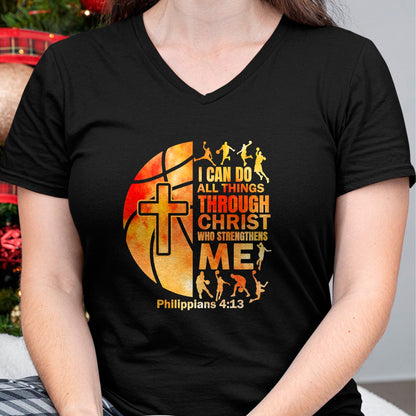 Christian Tee, Christian Faith Unisex T-Shirt/Hoodie/Sweatshirt HLT00 - Christian Basketball Men Youth Boys Religious Bible Verses T-Shirtt (Copy)