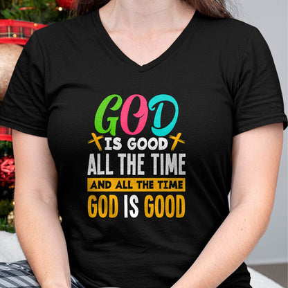 Christian Tee, Christian Faith Unisex T-Shirt/Hoodie/Sweatshirt HLT00 - God Is Good All The Time Jesus Christ Christian Gift T-Shirt