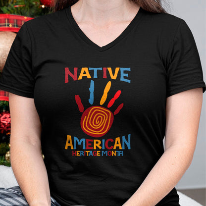 Native American T-Shirts, Vintage Native American Unisex T-Shirt/Hoodie/Sweatshirt HLT00 - Native American Heritage Month Hand Indigenous Native Pride