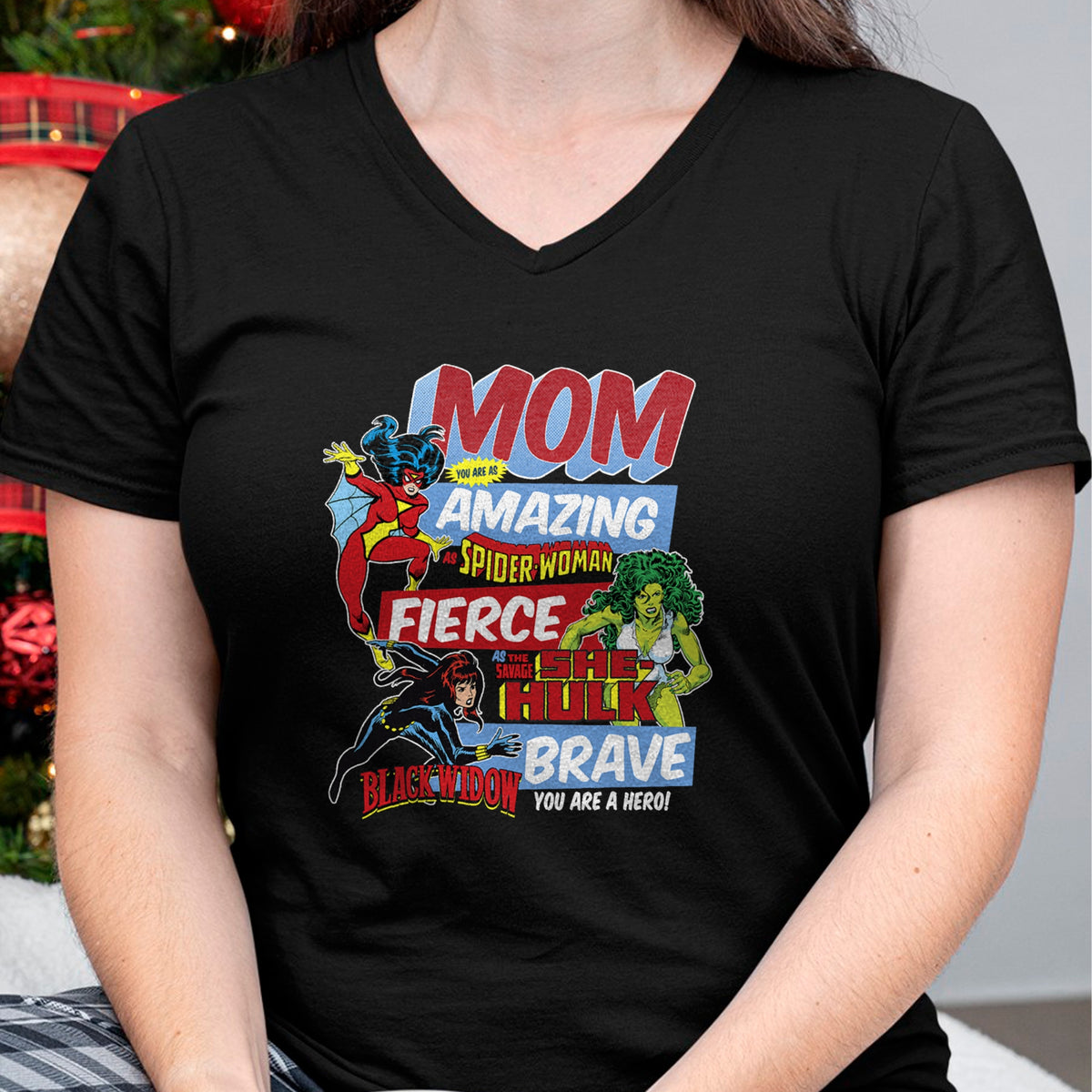Gift for Mom Shirt, Funny Mom Unisex T-Shirt/Hoodie/Sweatshirt HLT00 - Marvel Vintage Retro Amazing Mom Graphic T-Shirt T-Shirt