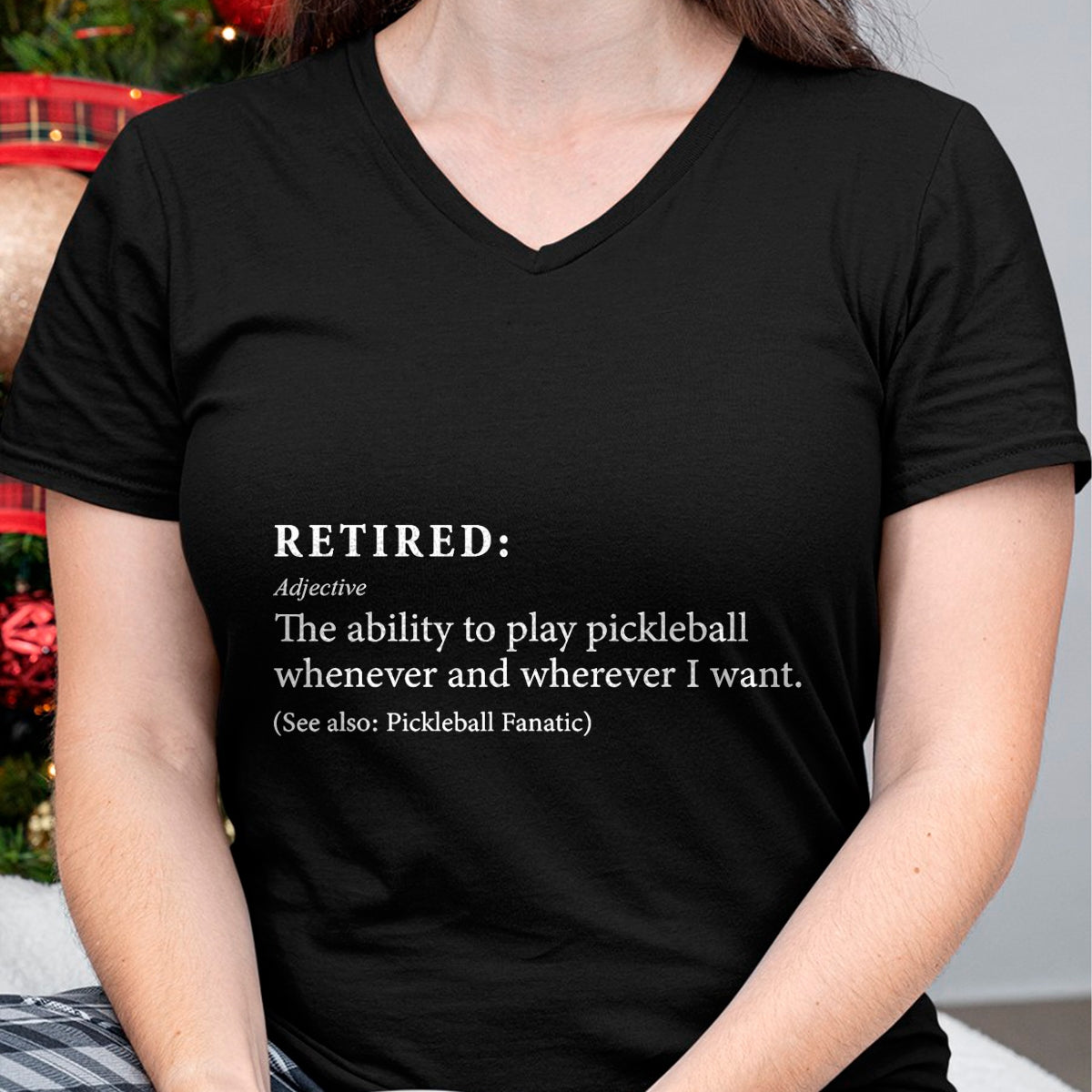 Funny Pickleball Shirt, Pickleball Lover Unisex T-Shirt/Hoodie/Sweatshirt HLT00 - Retired Defination Pickleball Lover Retirement Tee - Unisex-Adults T-Shirt