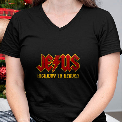 Christian Tee, Christian Faith Unisex T-Shirt/Hoodie/Sweatshirt HLT00 -Christ Jesus Highway To Heaven, Superhero Jesus Christian Premium T-Shirt
