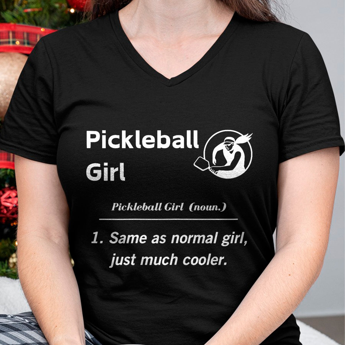 Funny Pickleball Shirt, Pickleball Lover Unisex T-Shirt/Hoodie/Sweatshirt HLT00 - Funny Pickleball Girl Definition Pickleball Players T-Shirt