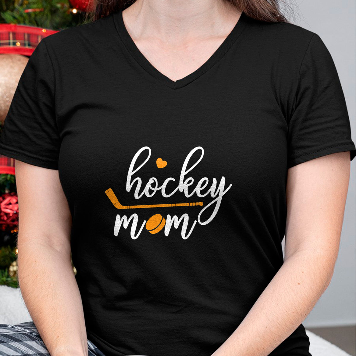 Gift for Mom Shirt, Funny Mom Unisex T-Shirt/Hoodie/Sweatshirt HLT00 - Hockey Mom - Mother Mom T-Shirt