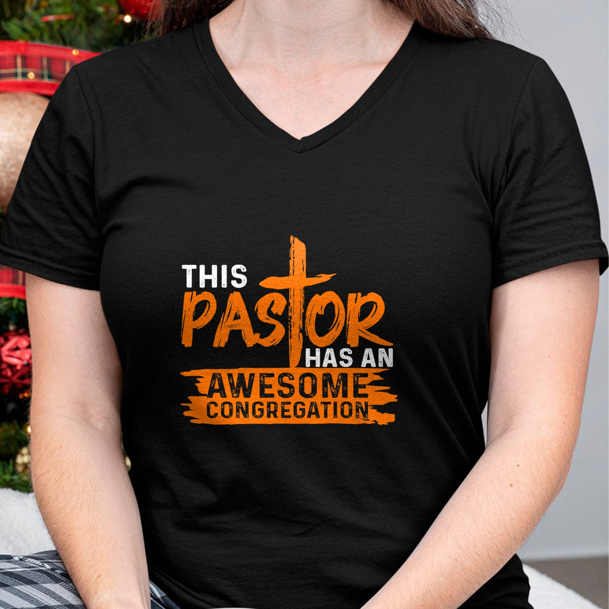 Best Wife Shirt, Wife and Husband Unisex T-Shirt/Hoodie/Sweatshirt HLT00 - Funny Pastor Appreciation Gift Men Christian Church Priest T-Shirt