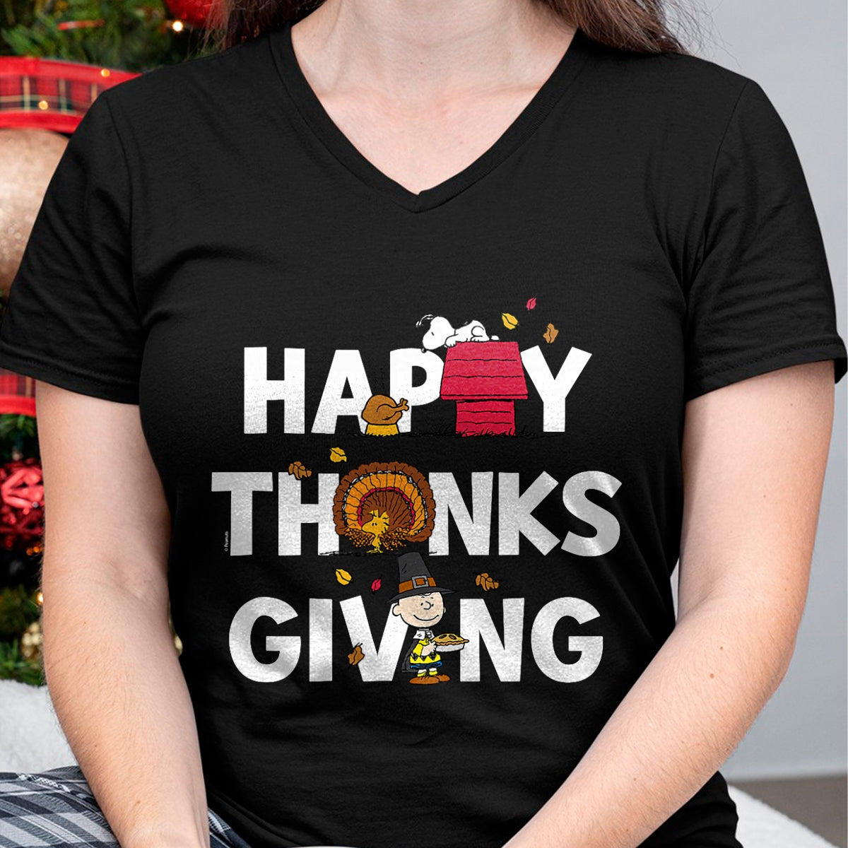 Best Thanksgiving Family Shirt , Funny Thanksgiving UnisexT-Shirt/Hoodie/Sweatshirt HLT00 - Peanuts - Happy Thanksgiving Icons T-Shirt