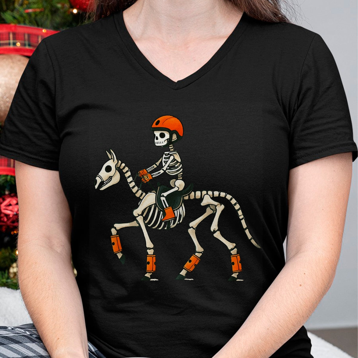 Best Horse Lover Shirt , Funny Horse UnisexT-Shirt/Hoodie/Sweatshirt HLT00 - Skeleton Horse Riding Halloween Costume Funny Boys Girl Kids T-Shirt