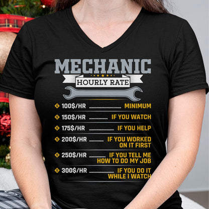Best Mechanic Life Shirt, Funny Mechanic UnisexT-Shirt/Hoodie/Sweatshirt HLT00 - Mens Funny Mechanic Hourly Rate Car Mechanic Car Guy T-Shirt