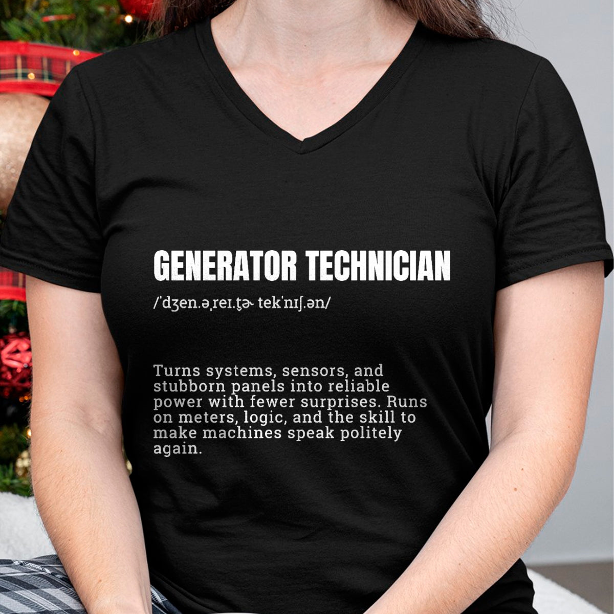 Best Mechanic Life Shirt, Funny Mechanic UnisexT-Shirt/Hoodie/Sweatshirt HLT00 - Generator Technician Definition Funny Job Mechanic Premium Tri-Blend T-Shirt