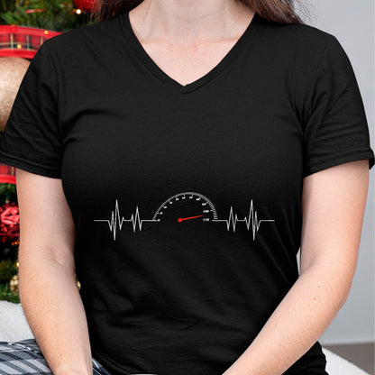 Best Mechanic Life Shirt, Funny Mechanic UnisexT-Shirt/Hoodie/Sweatshirt HLT00 - Car Speedometer Heartbeat - Car Guy Auto Mechanic T-Shirt