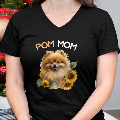 Dog Love Shirt, Dog Lover Gift T-Shirt/Hoodie/Sweatshirt HLT00 -Pomeranian Mom Pom Dog Mama T-Shirt