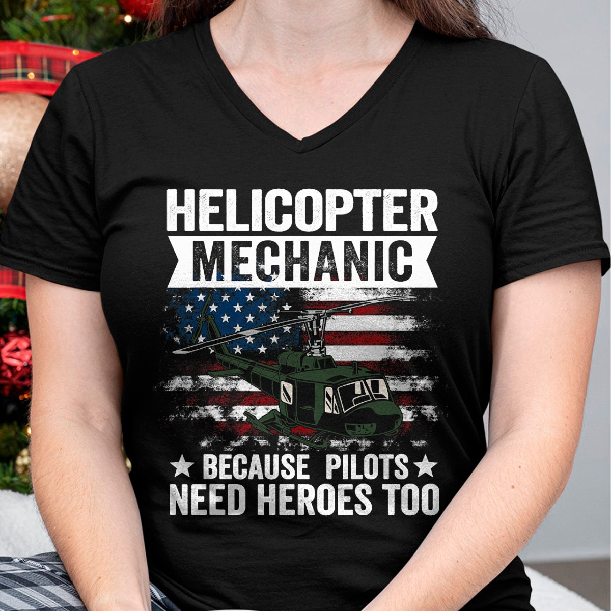 Best Mechanic Life Shirt, Funny Mechanic UnisexT-Shirt/Hoodie/Sweatshirt HLT00 - Helicopter Mechanic Because Pilots Need Heroes Too T-Shirt