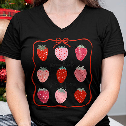 Best Teacher Shirt, Funny Teacher UnisexT-Shirt/Hoodie/Sweatshirt HLT00 - Preschool is My Jam Strawberry Teacher First Day of School T-Shirt