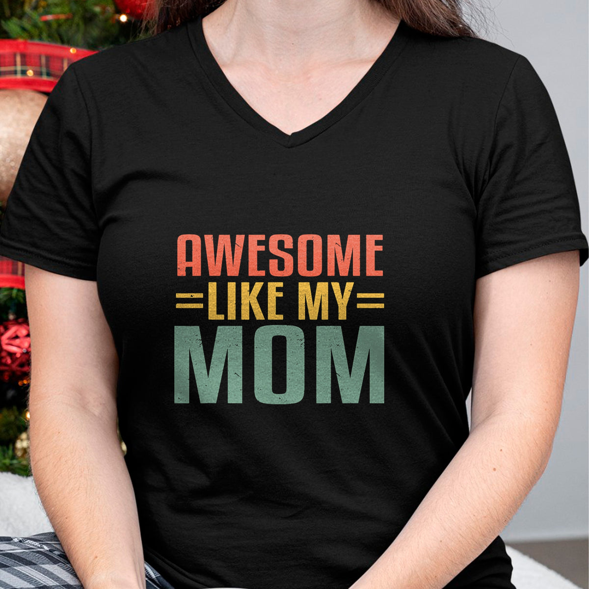 Gift for Mom Shirt, Funny Mom Unisex T-Shirt/Hoodie/Sweatshirt HLT00 - Awesome Like My Mom For Graduation Day T-Shirt