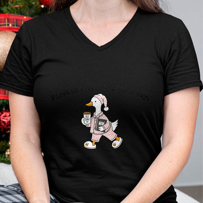 Best Teacher Shirt, Funny Teacher UnisexT-Shirt/Hoodie/Sweatshirt HLT00 - First of All It is Pajama Day Cute Goose Elementary Teacher T-Shirt