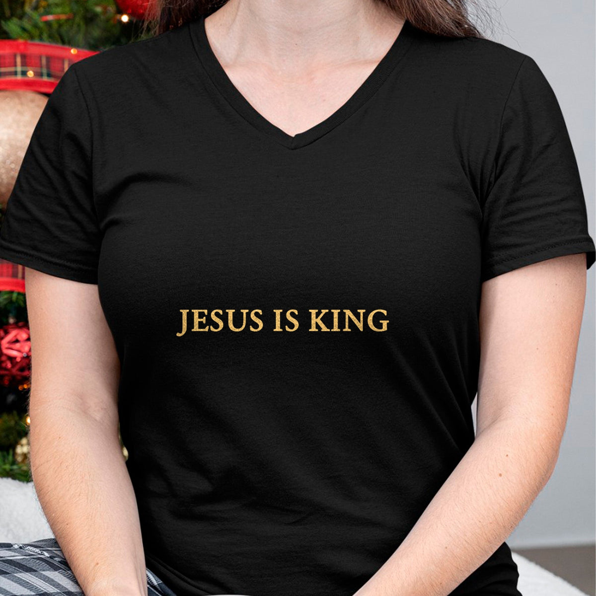 Christian Tee, Christian Faith Unisex T-Shirt/Hoodie/Sweatshirt HLT00 - Jesus is King Christian T-Shirt