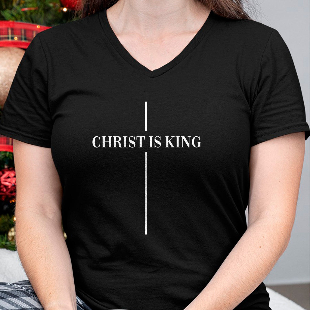 Christian Tee, Christian Faith Unisex T-Shirt/Hoodie/Sweatshirt HLT00 - Christian Christianity Christ Is King Jesus Christ Catholic T-Shirt