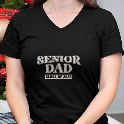 Gift for Dad Shirt, Funny Dad Unisex T-Shirt/Hoodie/Sweatshirt HLT00 – Senior Dad Class of 2025, Proud Papa T-Shirt