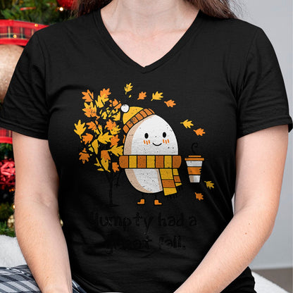 Best Thanksgiving Family Shirt , Funny Thanksgiving UnisexT-Shirt/Hoodie/Sweatshirt HLT00 - Humpty Had A Great Fall Funny Autumn Distressed Washed Look T-Shirt