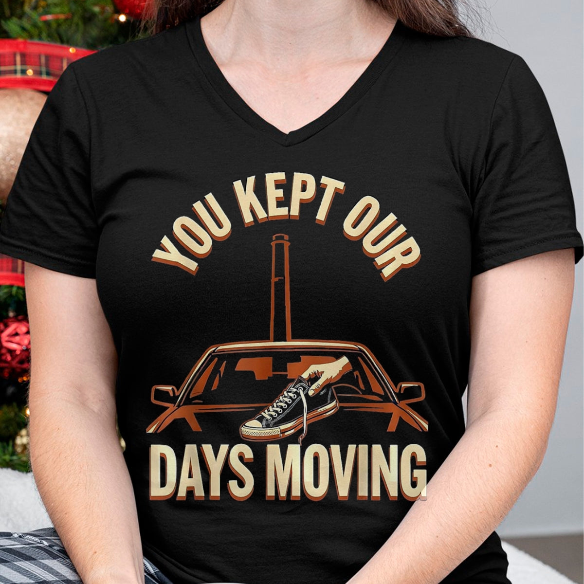 Best Truck Driver Life Shirt, Funny Trucker UnisexT-Shirt/Hoodie/Sweatshirt HLT00 - You Kept Our Days Moving Truck Driver Appreciation Week Gift T-Shirt, Women, Black, XX-Large