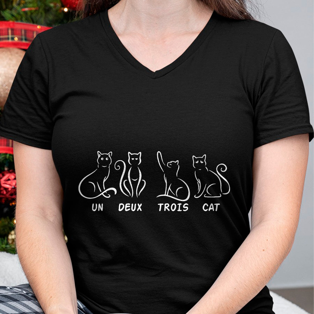 Cat Love Shirt, Funny Cat Lover Gift UnisexT-Shirt/Hoodie/Sweatshirt HLT00 - Un Deux Trois Cat - Cats, Rentents, House Tiger T-Shirt