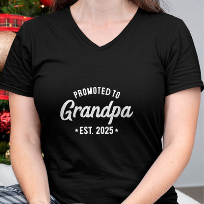Best Grandpa Shirt, Proud Grandpa Unisex T-Shirt/Hoodie/Sweatshirt HLT00 - Promoted to Grandpa 2025 Soon to Be Grandfather New Grandpa T-Shirt