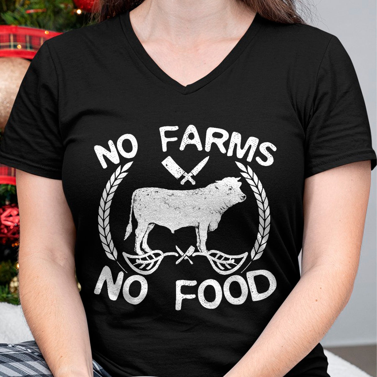 Best Farmer Life Shirt, Funny Farmer UnisexT-Shirt/Hoodie/Sweatshirt HLT00 - No Farms No Meat Farmer Gift T-Shirt