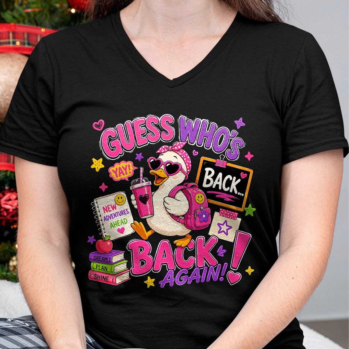 Best Student Shirt, Funny Back To School UnisexT-Shirt/Hoodie/Sweatshirt HLT00 - Guess Who_s Back Again Funny Back to School Teacher T-Shirt