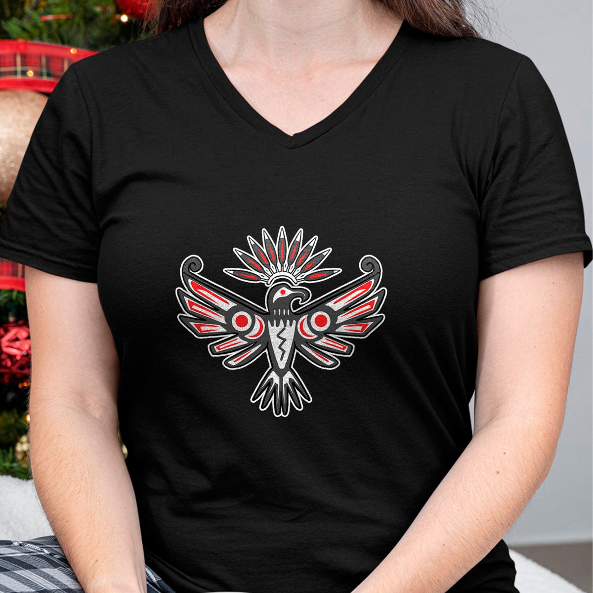 Native American T-Shirts, Vintage Native American Unisex T-Shirt/Hoodie/Sweatshirt HLT00 - Native American Thunderbird Indigenous Peoples Day