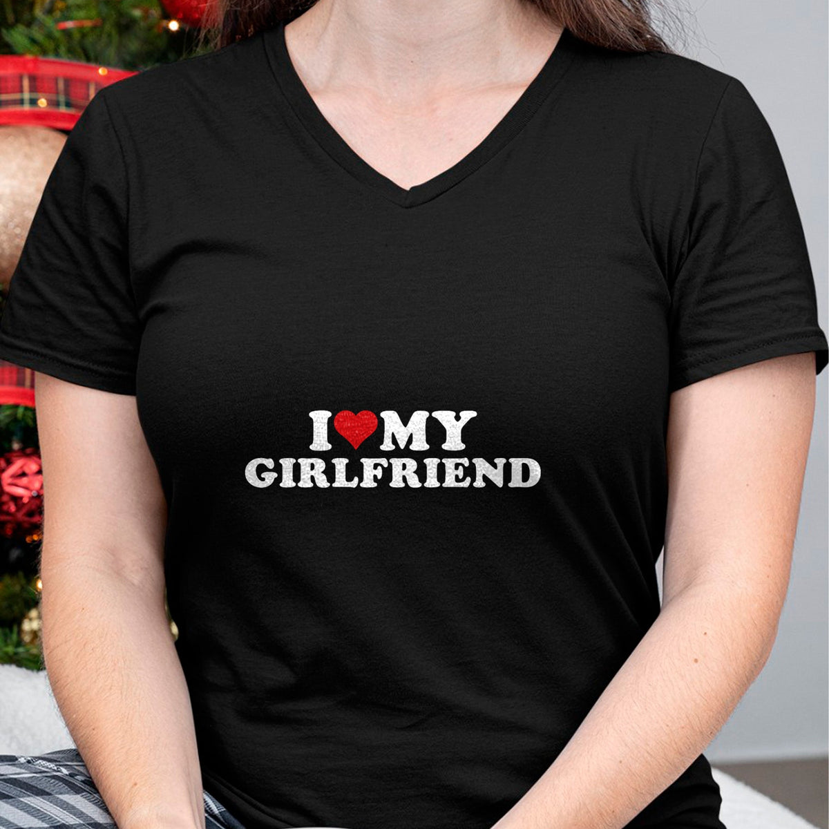 Best Wife Shirt, Wife and Husband Unisex T-Shirt/Hoodie/Sweatshirt HLT00 - I Love My Hot Girlfriend I Heart My Hot Girlfriend GF T-Shirt