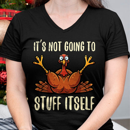 Best Thanksgiving Family Shirt , Funny Thanksgiving UnisexT-Shirt/Hoodie/Sweatshirt HLT00 - Turkey Split Not Going to Stuff Itself Thanksgiving Women T-Shirt