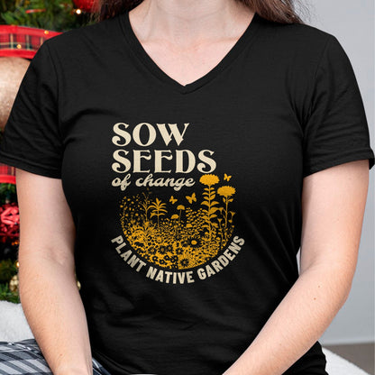 Native American T-Shirts, Vintage Native American Unisex T-Shirt/Hoodie/Sweatshirt HLT00 - Sow Seeds Of Change Plant Native Gardens