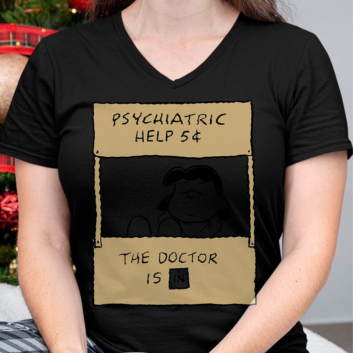 Best Doctor Shirt, Funny Doctor UnisexT-Shirt/Hoodie/Sweatshirt HLT00 - Peanuts - Lucy Doctor is in T-Shirt